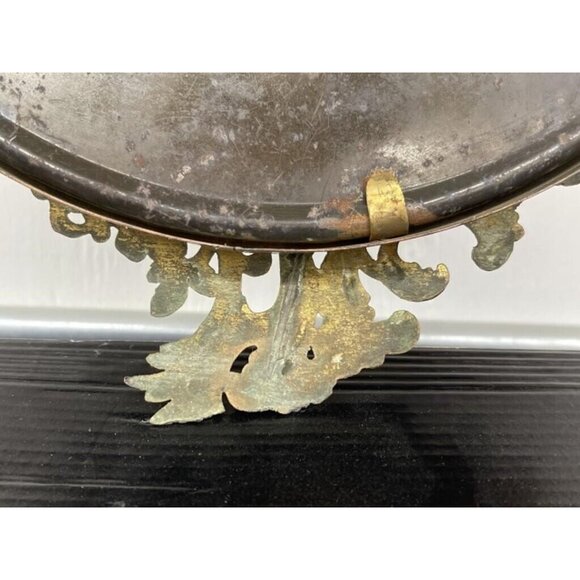 Pre War/WW1 Soldier Portrait In Victorian Ornate Convex Bubble Glass Frame 16x25 - Picture 5 of 6